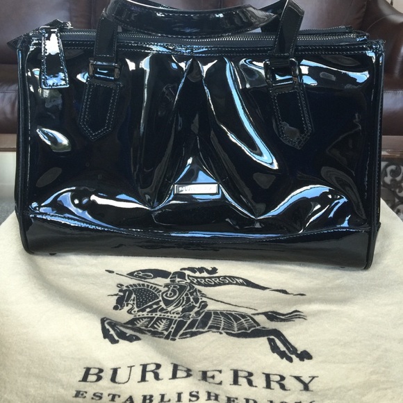 Brand new Patent leather Burberry tote