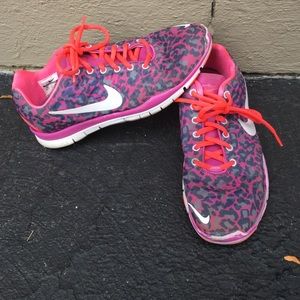 Pink & Purple Cheetah Print Nikes FLASH SALE