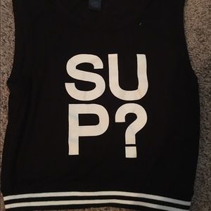 Crop workout/casual top