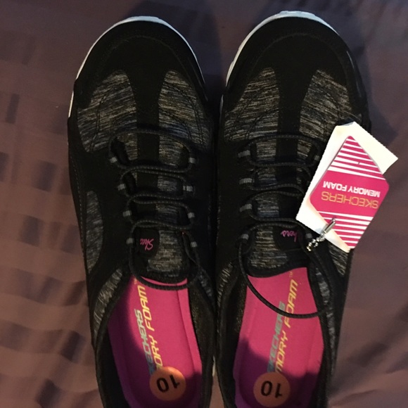 Sketchers memory foam slide on sneakers