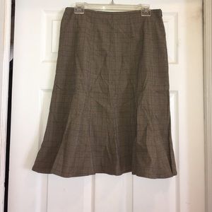 Gray Plaid Style & Co Skirt