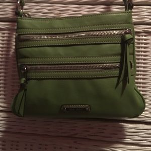 Nine West green cross body purse