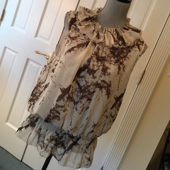 KENNETH COLE REACTION BLOUSE SIZE 10 NWOT