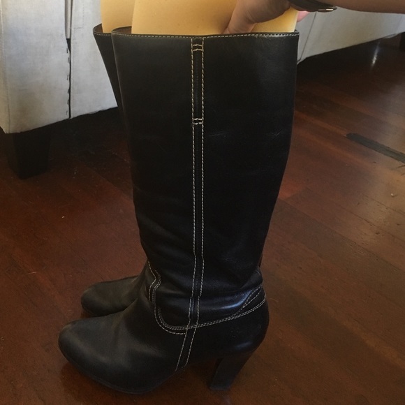 Black Frye Heeled Vicki Campus Boots Size 9