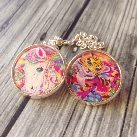 💖🦄 Lisa Frank Sweater Guard Brooch 🦄💖 - Picture 2 of 3