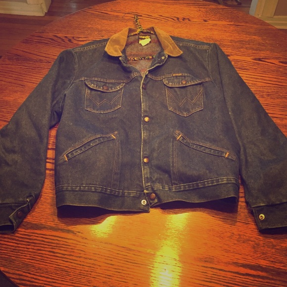 Men's Vintage Wrangler fully lined Denim Jacket