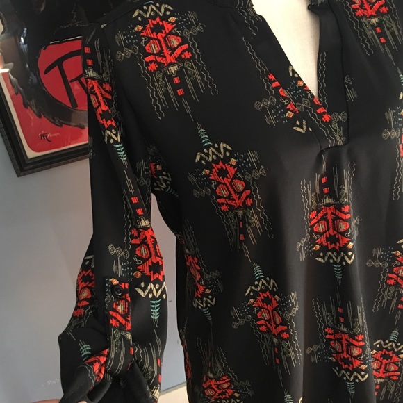 Aztec print blouse - Picture 4 of 4