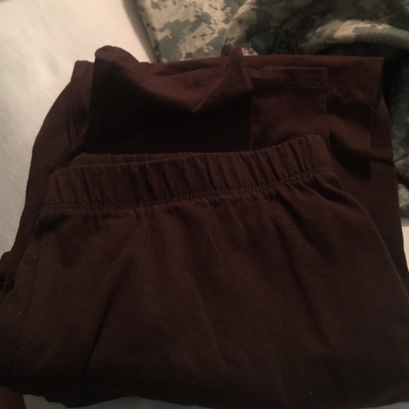 Brown leggings ankle length
