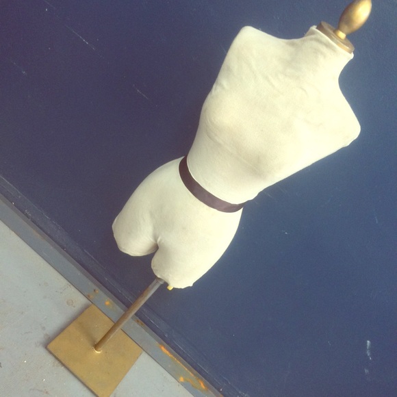 ❌SOLD❌ Vintage Dress Form on Brass Stand (Size Sm)