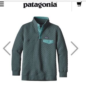 Quilted Patagonia Pullover!