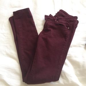 Paige denim "peg skinny"