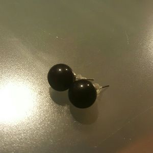 Large black earings