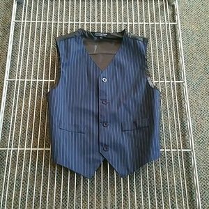 Boys pinestripe vest