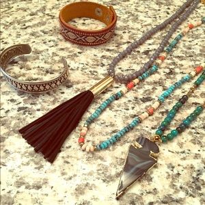 Lot of boho jewelry