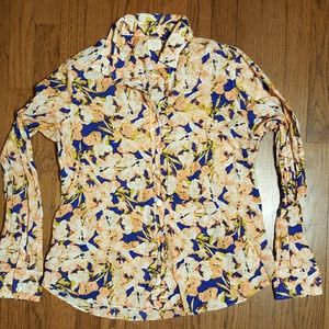 J. Crew Factory Perfect Button Up Floral