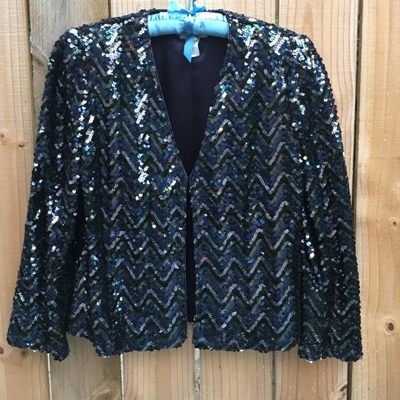 Sequined Blazer - Picture 1 of 3