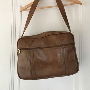 Vintage Leather Bag by American Tourister