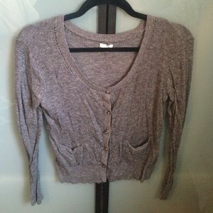 Aerie Gray Cardigan