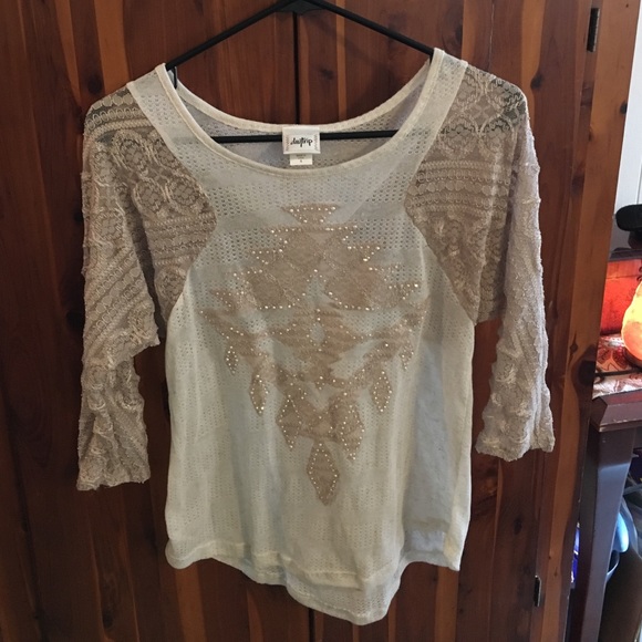 Rose Gold and Tan Daytrip Shirt