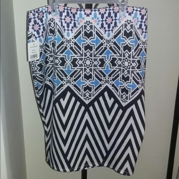 Fashion to Figure Print Pencil Skirt