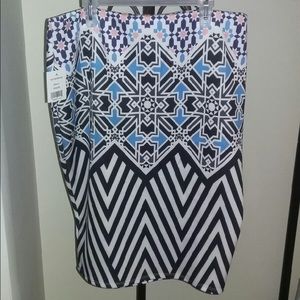 Fashion to Figure Print Pencil Skirt