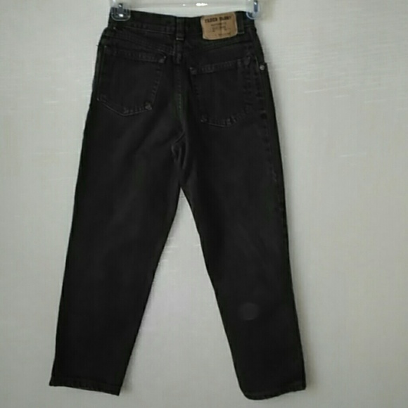 Black straight leg jeans - Picture 2 of 2