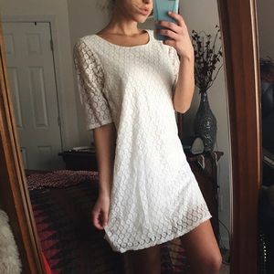 Everly Creamy Lace Dress
