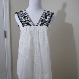 J. Crew embroidered Pom Pom tank 00