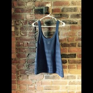 Cute A-line knit tank top.