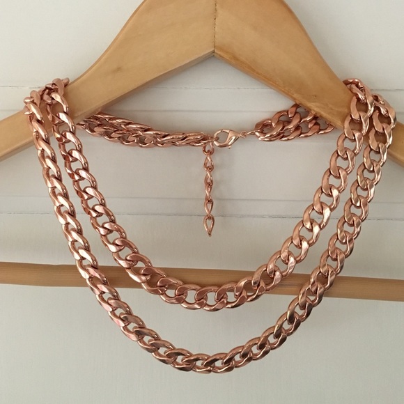 Baublebar Rose Double Curb Chain Necklace
