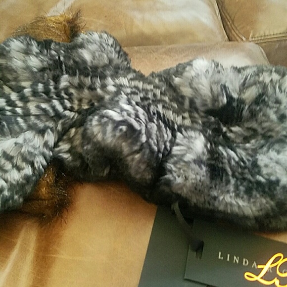 Infinti genuine rabbit fur scarf