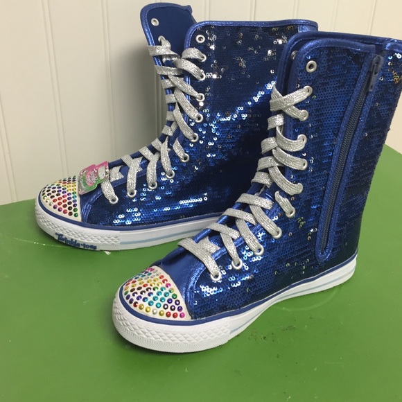 Skechers twinkle toes high top sneakers size 2