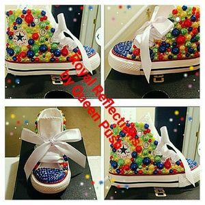 Embellished sneakers