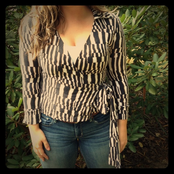 Diane vonfurstebverg wrap blouse