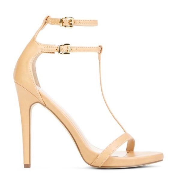 Nude Strappy Heels