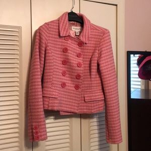 Abercrombie & Fitch Jacket, Houndstooth Pattern.