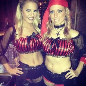Pirate costume crop top
