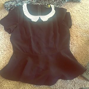 Black dress shirt great for business meetings