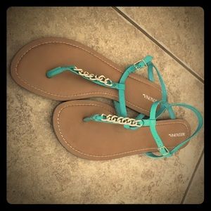 Turquoise Sandals