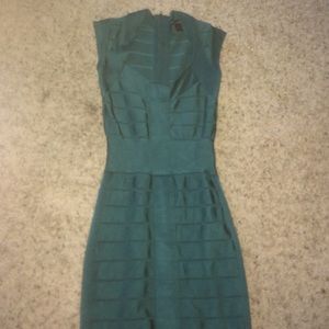 Green French Connection bandage dress size 0