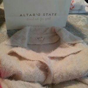 Furry coat/sweater Size Md