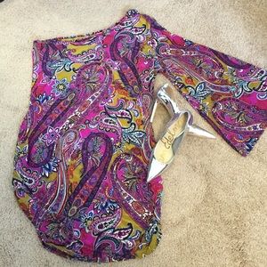 👗puchi print paisley dress