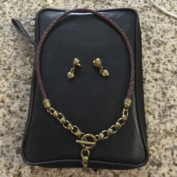 Brighton necklace and earrings set