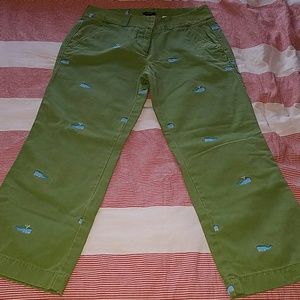 J Crew whale capris
