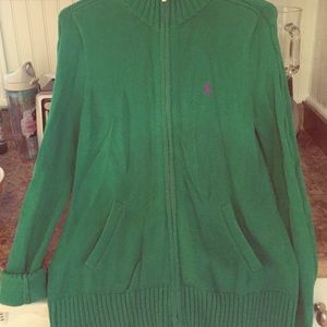Ralph lauren sweater zip up