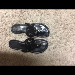Black Tory Burch Miller Sandals