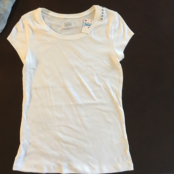 Justice white shirt