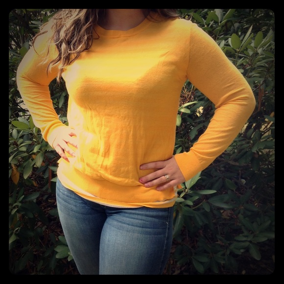 MK yellow double layer long sleeve - Picture 1 of 4