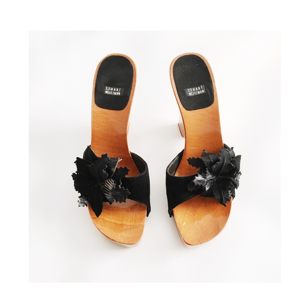 Stuart Weitzman Wooden Wedges