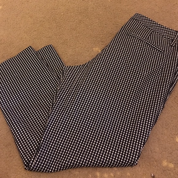 Patterned cropped pants